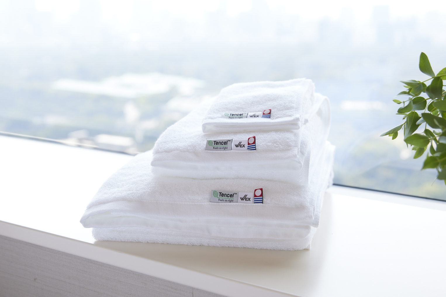 国内ホテルで初めて導入されるテンセル™繊維のタオル