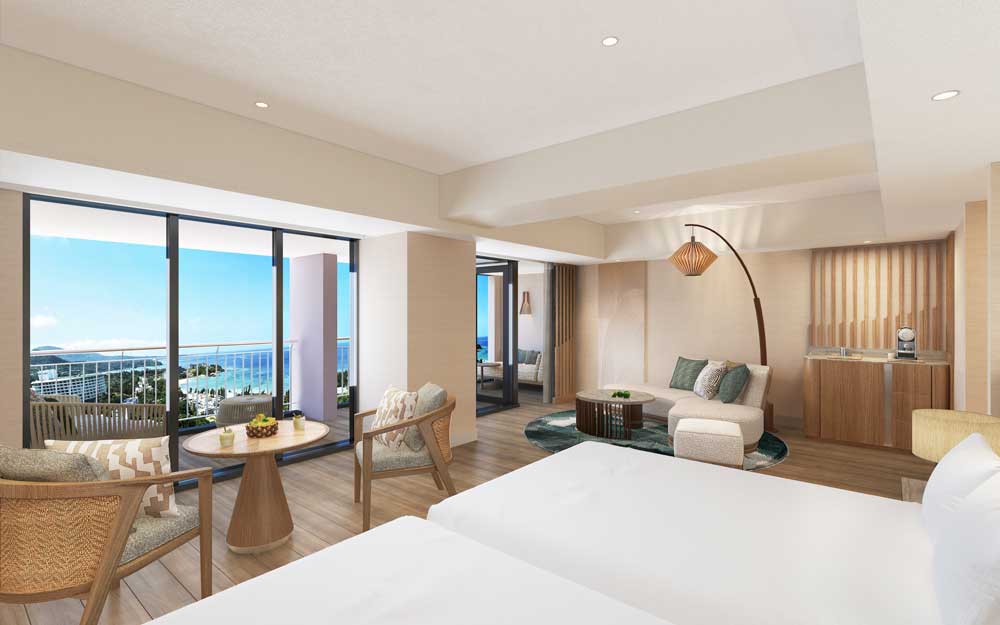 オリエンタルホテル 沖縄リゾート＆スパ、最上層2フロア、62室の客室「クラブルーム」をリニューアル
