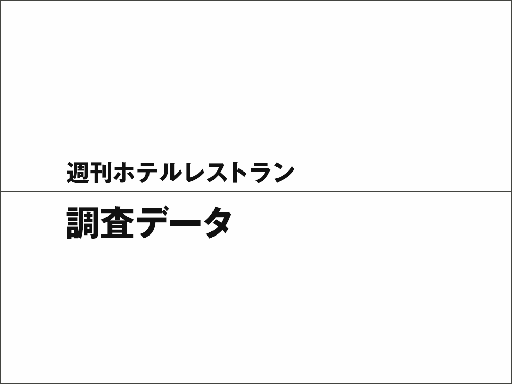 2023年6月9日号　観光・ブライダルマーケットエリアデータファイル 《全国編～ブライダルマーケット編～》