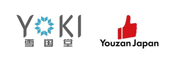 ニトリパブリックが運営する「雪国堂優品店」とYouzan Japanのロゴ