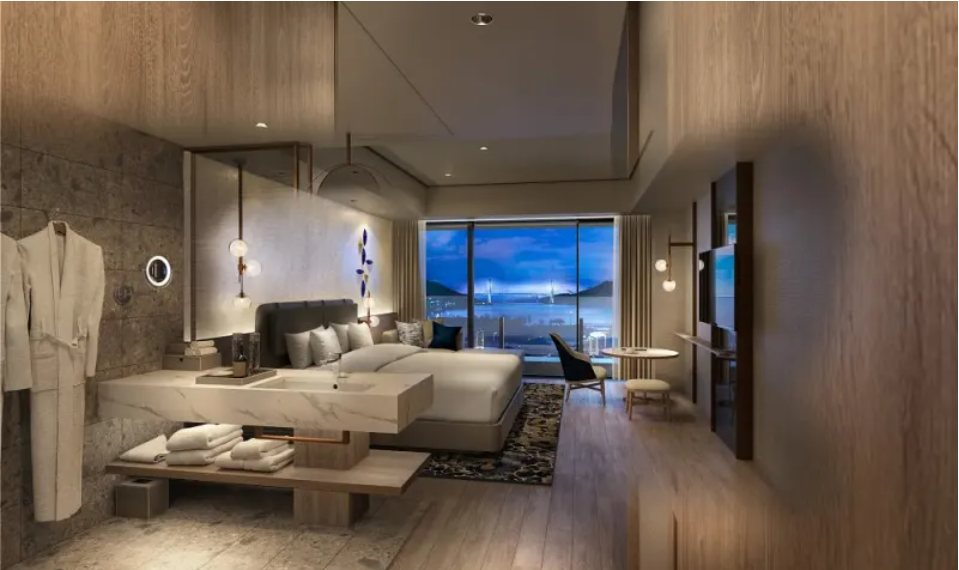 広い客室と眺望が強み、来年開業の「長崎マリオットホテル」概要発表