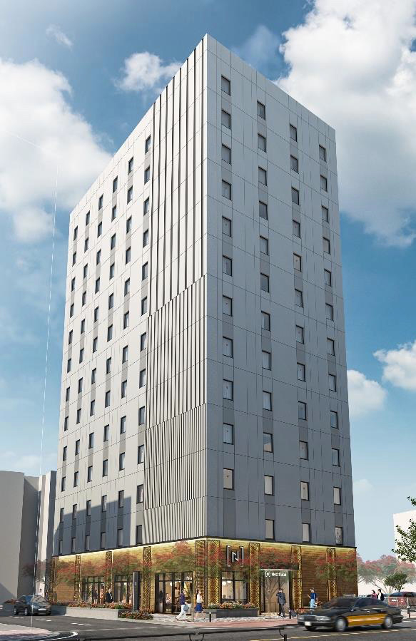 （仮称）那覇市西一丁目計画の外観イメージ
