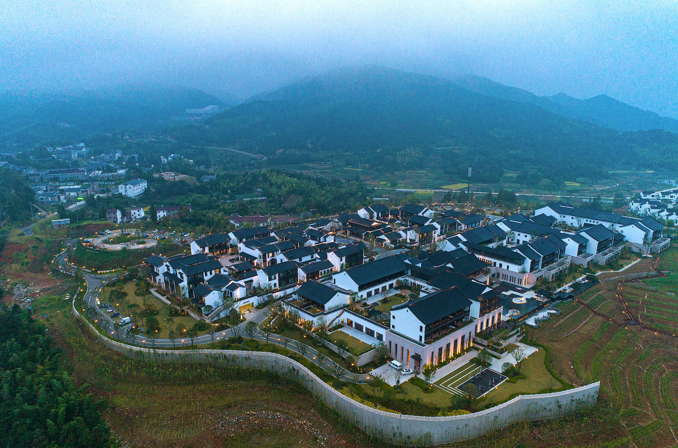 星野リゾート 嘉助天台全景