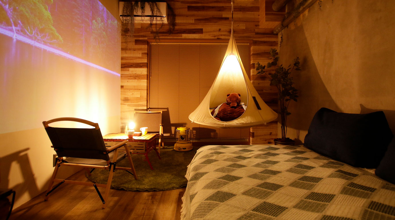 365BASE　outdoor hostel キャンプを楽しむように泊まる 「CAMPダブルルーム」新設