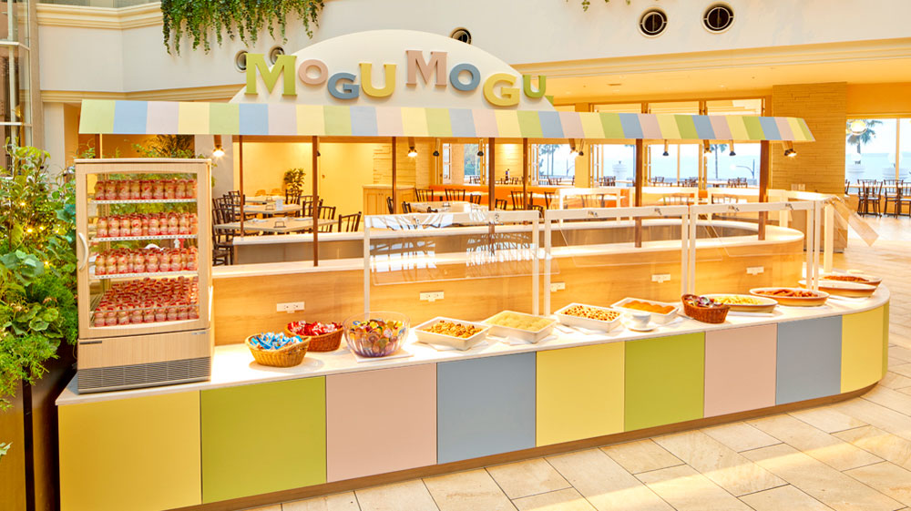 増設されたキッズブッフェコーナー「MOGUMOGU」