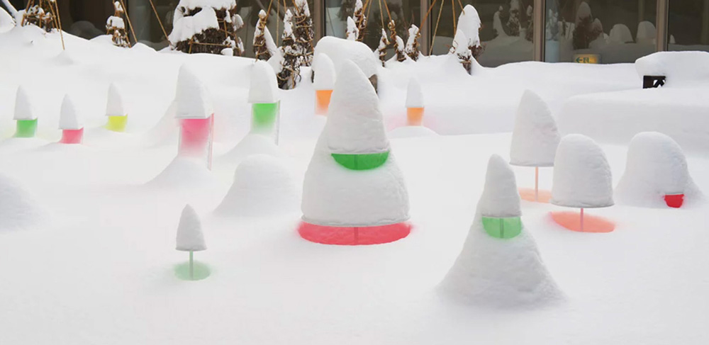 札幌パークホテル 太陽光と積雪量によって景色を 変えるランドアートイベント開催