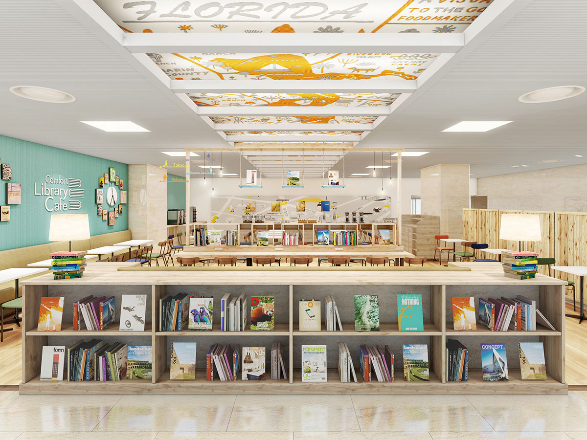 コンフォートホテル博多 のComfort Library Cafe