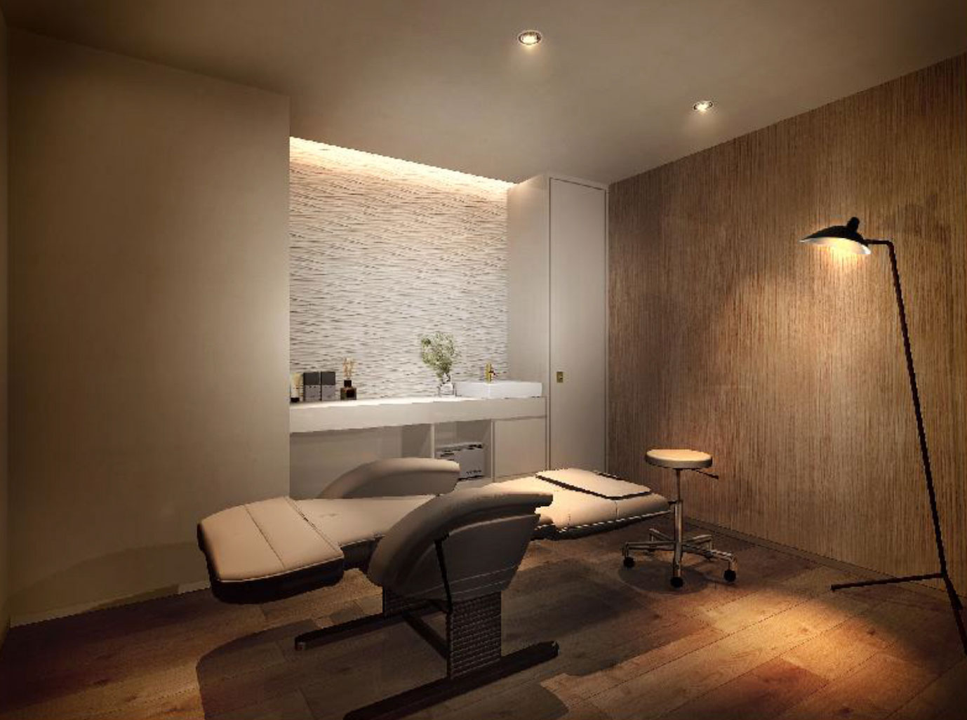 新設するSPA「華頂」のエステティックサロン「Le Jardin Sothys」トリートメントルーム イメージ