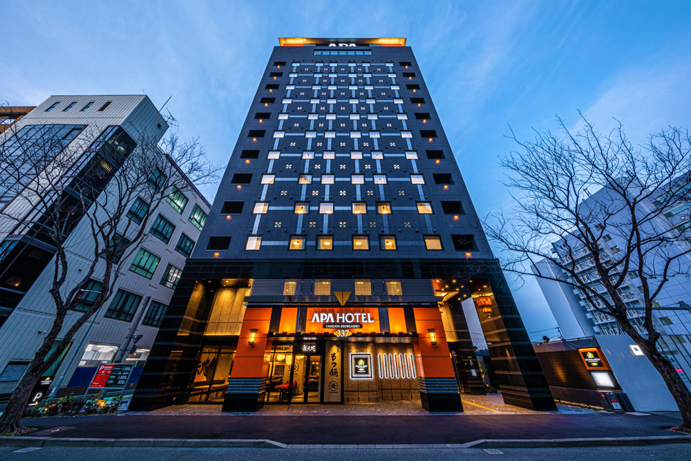 アパホテルズ＆リゾーツ 博多駅周辺に集中出店、3月9日に2棟開業 今年中に6棟1631室が新たに開業予定