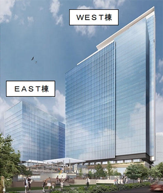 WEST棟、EAST棟外観イメージ