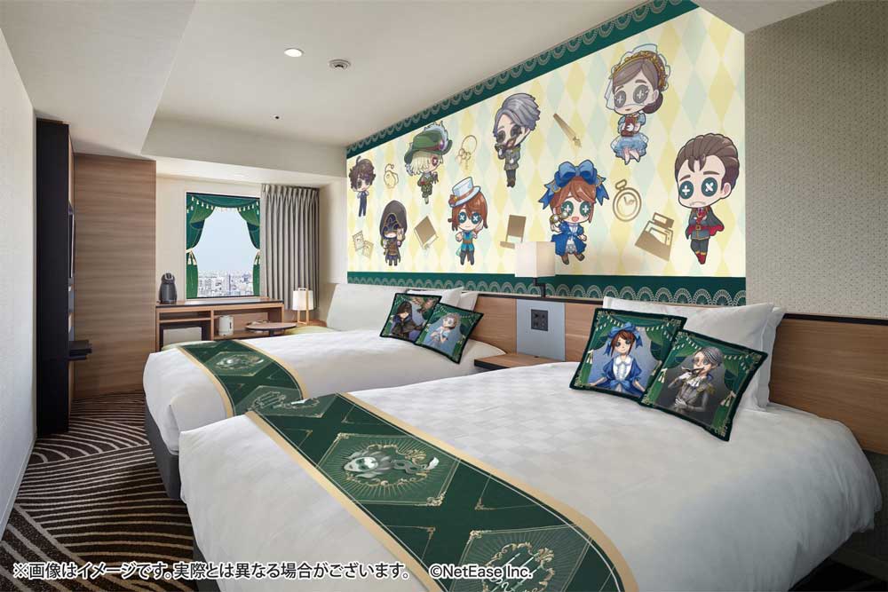 ちびキャライラストでデザインした「サバイバーコンセプトルーム」