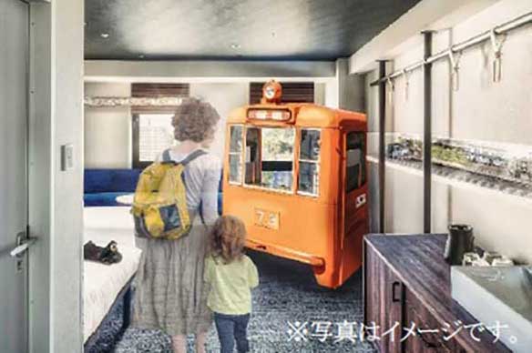 完成予定の「伊予鉄ルーム」内装デザイン