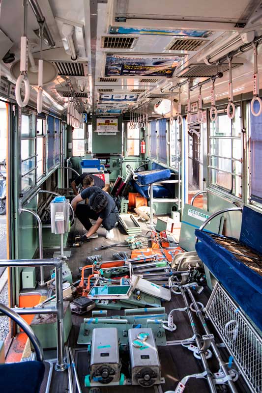 役目を終えた引退車両をリユースしてデザインを手掛ける