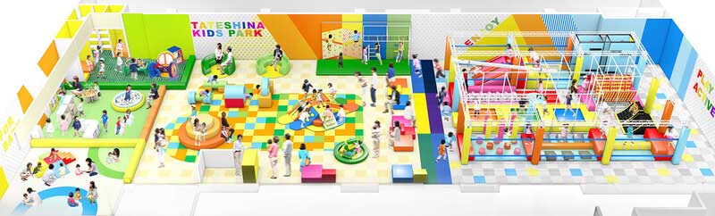 9:00〜12:00、14:00〜19:00の時間帯で展開する「蓼科キッズパーク」
