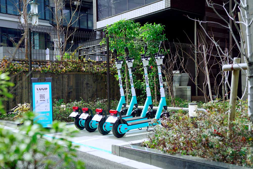“街じゅうを「駅前化」するインフラをつくる”をミッションとした、マイクロモビリティのシェアリングサービス「LUUP」
