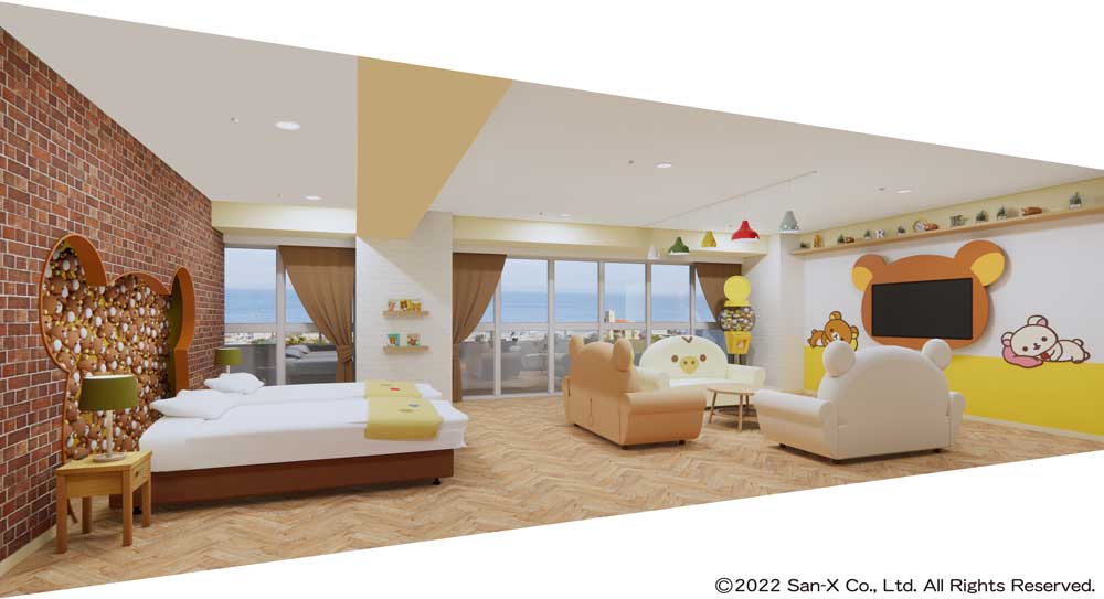 リラックマたちであふれる「リラックマルーム」