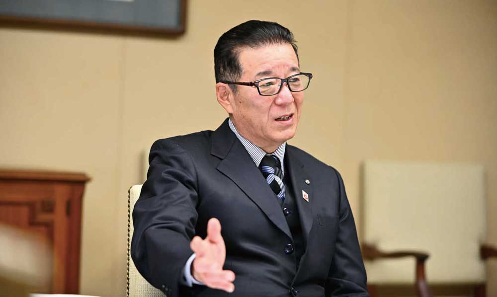 大阪市長　松井一郎氏 