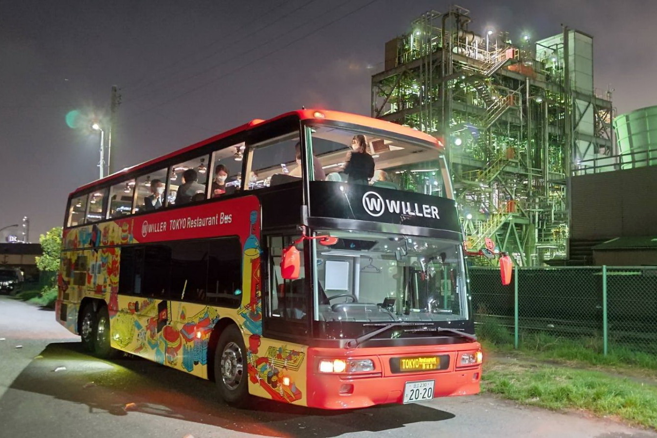 WILLER EXPRESS (株)の東京レストランバスとコラボレーションにより実現