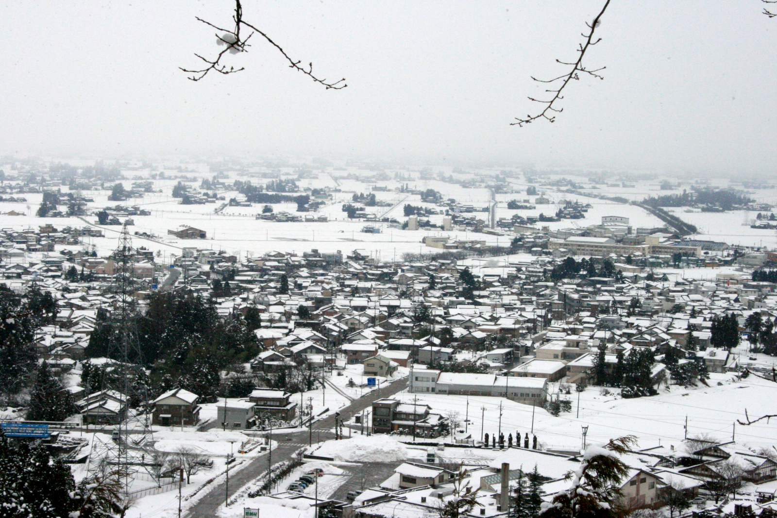 閑乗寺公園からの風景（2015年1月筆者撮影）