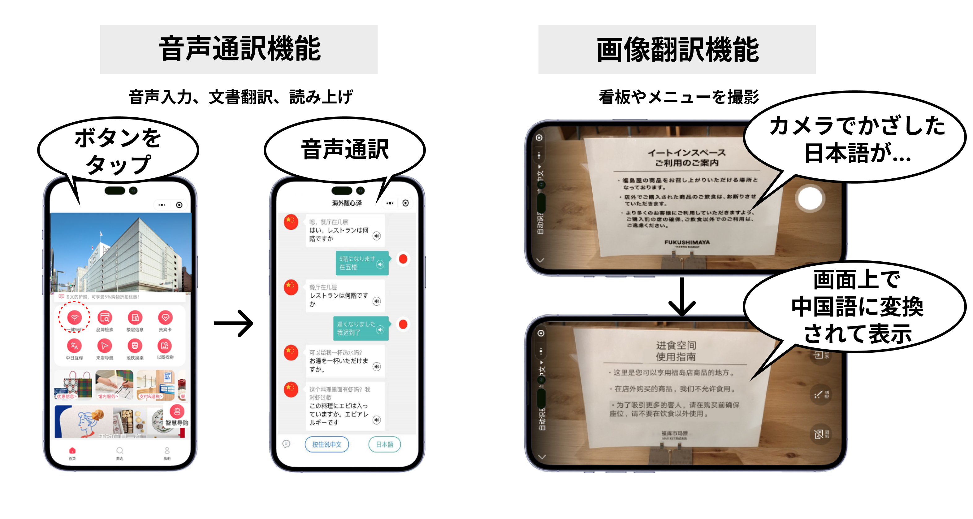 「松屋銀座」にてキュリネス社が手掛けるスマートコンシェルジュ「QRMALL」を運用開始