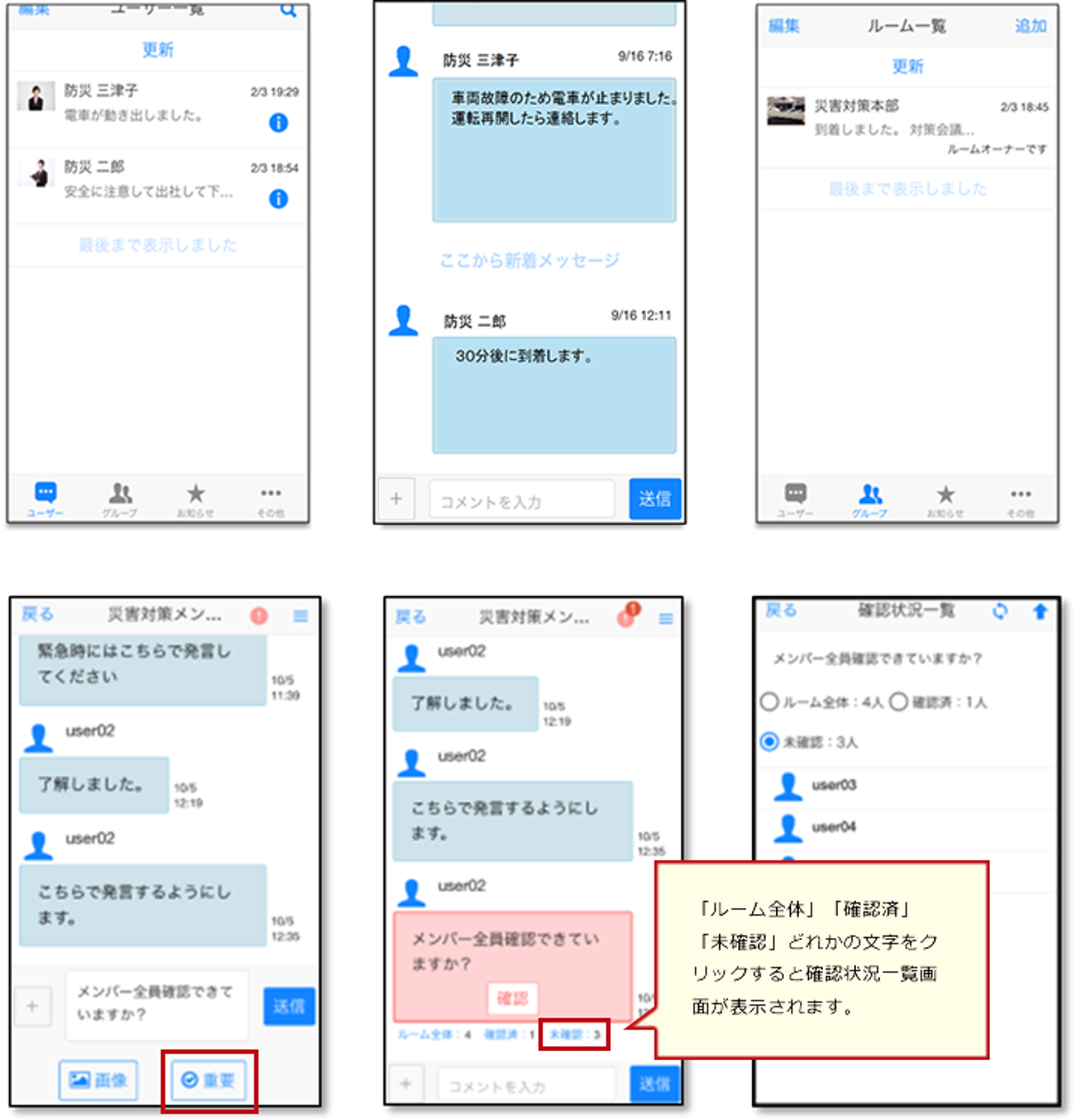 情報共有も即座に対応が可能になる