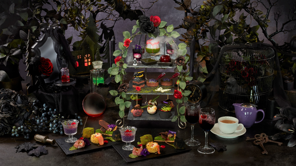新宿プリンスホテル、9月1日より魔女の森をテーマとしたハロウィーンアフタヌーンティー開始