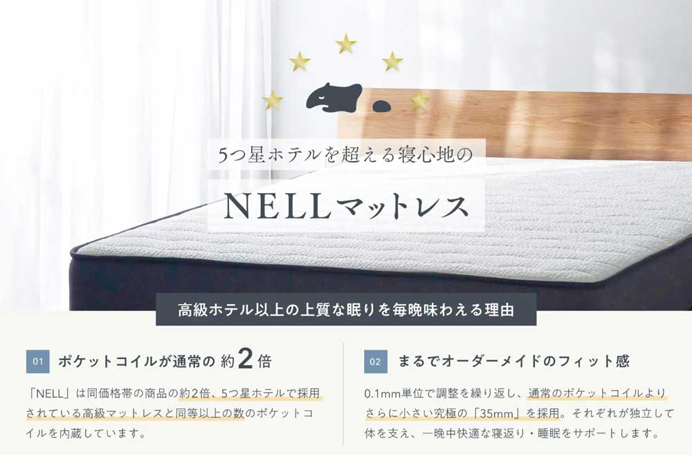 （株）Morght　NELL、全国の宿泊施設で導入2550台突破 Bed（寝具）への投資がレビュー・再訪に直結