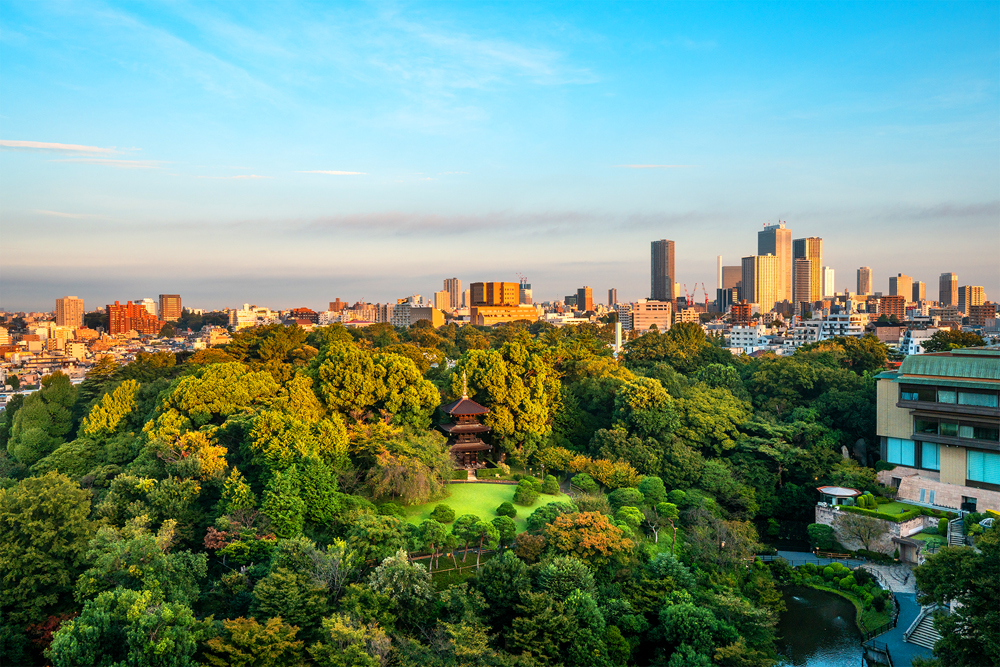 都心とは思えぬ静寂と美しさを提供する「椿山荘」の庭園。もともとは明治の元勲・山縣有朋が自然の地形を活かしつつ、滝や池、茶室を配し、四季折々の風景を楽しめるように築いた回遊式庭園だ