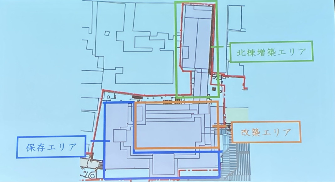 建築構造や眺望により異なる特徴を楽しめる三つのエリアで構成