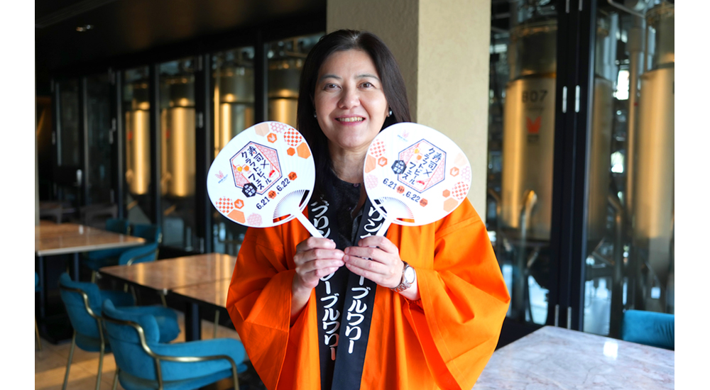 スプリングバレーブルワリー㈱代表取締役社長の井本亜香氏。ともすると、クラフトビールにおいては後進国と評されることもある日本だが、その美味しさは決して世界に引けを取るものではないと語る。井本氏は、こうした日本のクラフトビールの魅力を、より広く世界に発信していきたいと語る。ちなみに、井本氏の好みはペールエールだそうだ