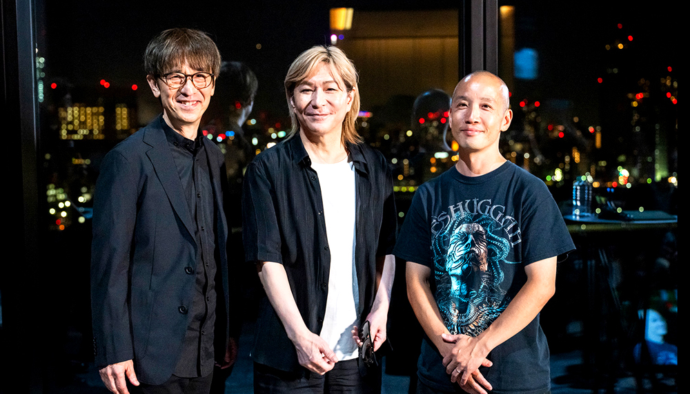 当日は、盟友であり、本PJを共に創生した小室哲哉氏、ArmySlick氏も会場にかけつけ、音楽と技術の融合や革新的な作品づくり、新たなエンターテインメントジャンルの可能性に関するトークショーも開催された