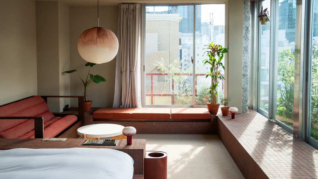 「Park view Loft 」最上階、ワンフロア⼀体のスイートルーム。