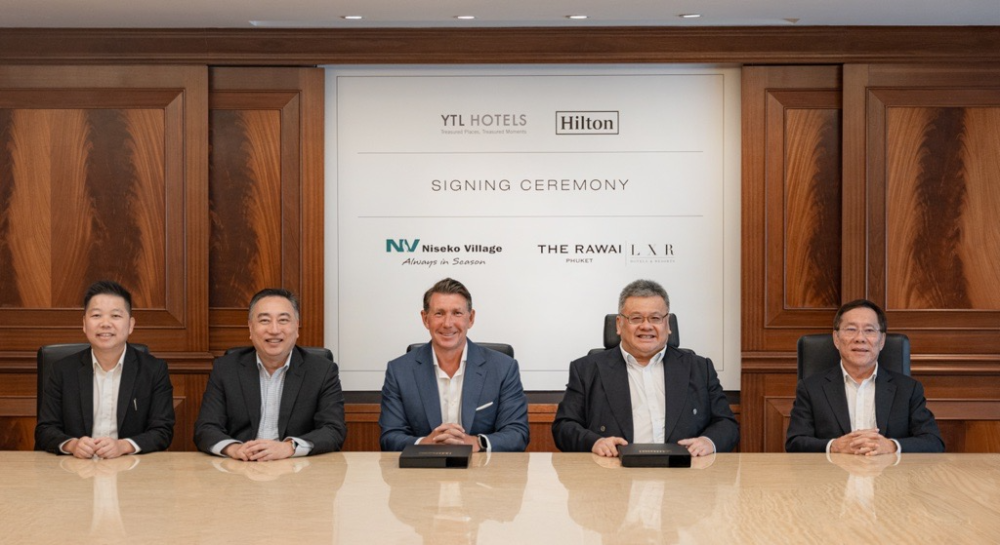 ヒルトンとYTL ホテルズ契約締結、新たにニセコで3軒・プーケットで1軒の計4ホテルが傘下に