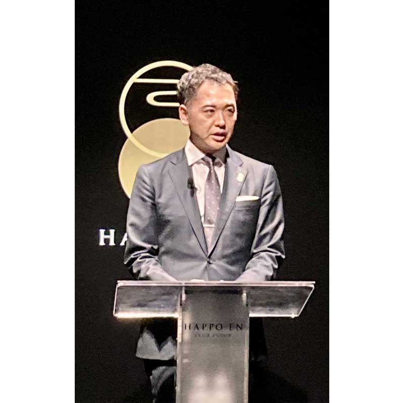 八芳園 関本敬祐取締役総支配人