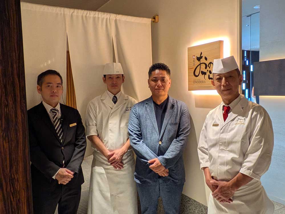 「銀座おのでら」×「なだ万」の初のコラボレーション店が、 9月17日ハイアット リージェンシー 東京内に、 10月1日ザ・プリンス さくらタワー東京内にオープン
