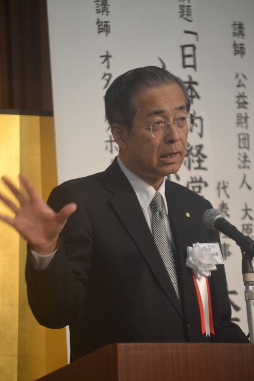 一般社団法人全日本ホテル連盟 会長の清水 嗣能氏