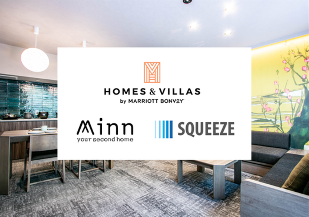 SQUEEZE社が手掛けるMinnブランド、マリオットの「Homes & Villas by Marriott Bonvoy」に加入