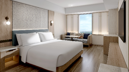 一部の客室を統合して1室あたりの客室面積を拡充