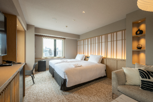 36㎡の「プレシャスコンフォートツイン」、ダブルルームを連結化し新設