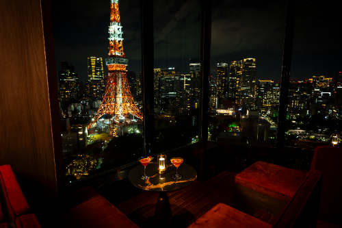 バーラウンジ内のプラチナシート