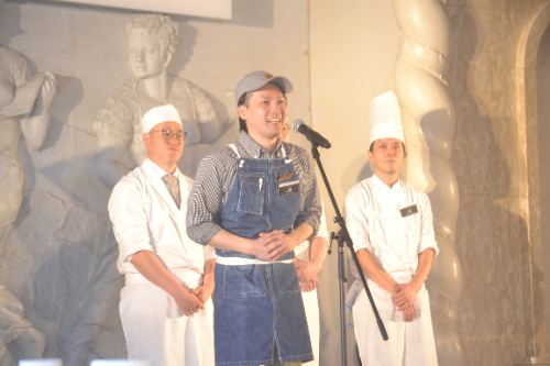 グルメバーガー部門優勝、ホテルマイステイズ岡山の宮川 文彰氏