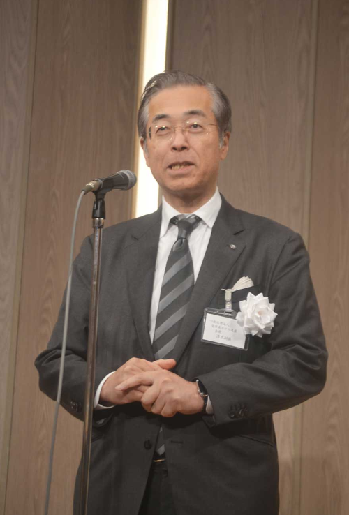 全日本ホテル連盟 会長の清水 嗣能氏