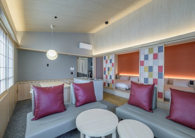 南棟203室（4名定員）。南棟（3室）のみエレベーター付き